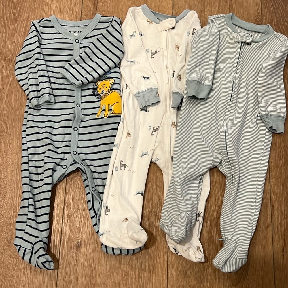 9 month one piece sleepers